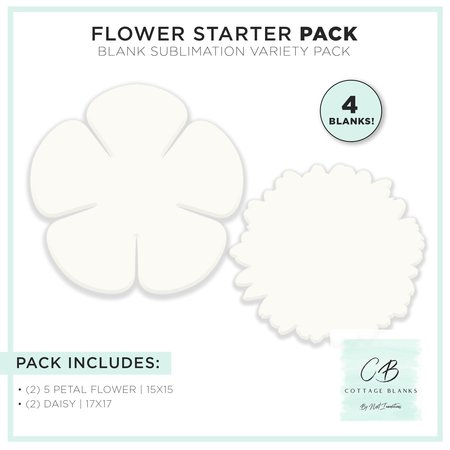 NEXT INNOVATIONS Flower Starter Pack Sublimation Blanks 261518003